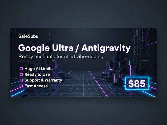 Google Ultra / Antigravity — 1 kuu