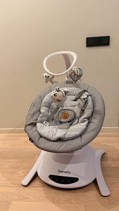 Кровать-качели Lionelo Bella 2in1, grey concrete (3 фото из 4)