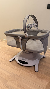 Кровать-качели Lionelo Bella 2in1, grey concrete (4 фото из 4)