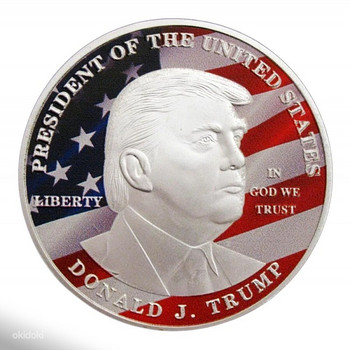 Серебряная монета Дональда Трампа