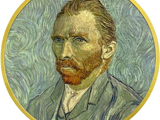 Van Gogh wheatfield münt