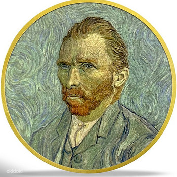 Van Gogh wheatfield münt