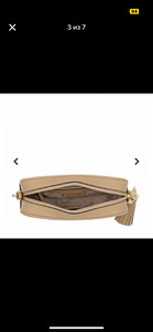 Uus, MICHAEL KORS JET SET MEDIUM CAMERA BAG CAMEL (3 foto / 7)