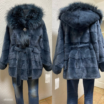 Норковая шуба, норковый полушубок модель кимано S-XL