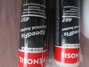 Betoonikeemia ja teip aukude liimimiseks (2 foto / 3)