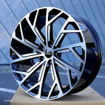 R18 Veljed 5x112 AUDI VW SEAT SKODA Black polish - uued