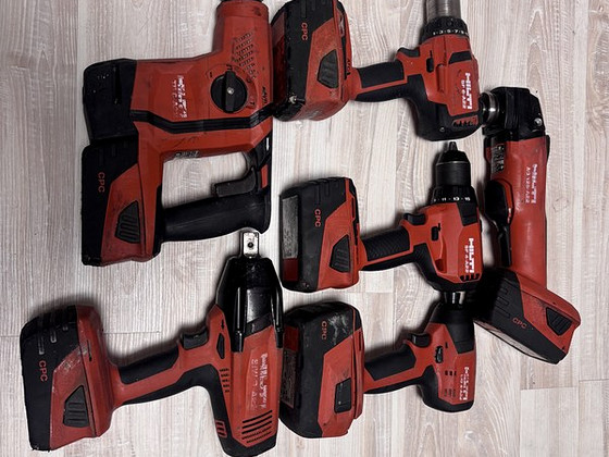 Hilti аккумуляторные комплекты с АКБ и зарядками