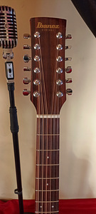1990/91 Ibanez Vintage V 302 12-струнная гитара - Сделано в Японии (5 фото из 10)