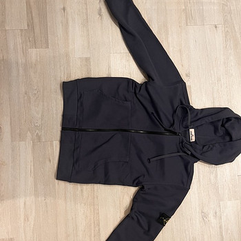 Stone island zip hoodie