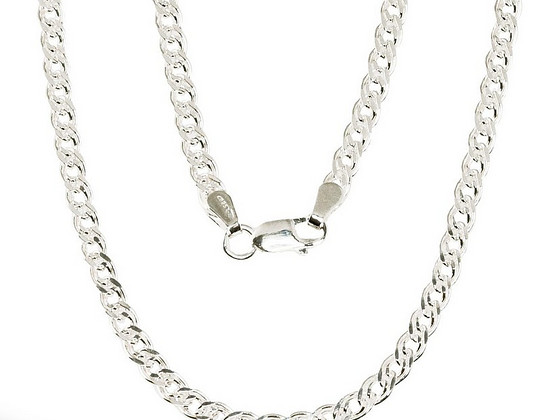Sudraba ķēdīte Mona Liza 3.1 mm dimantu apstrādājums#2400077