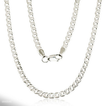 Sudraba ķēdīte Mona Liza 3.1 mm dimantu apstrādājums#2400077