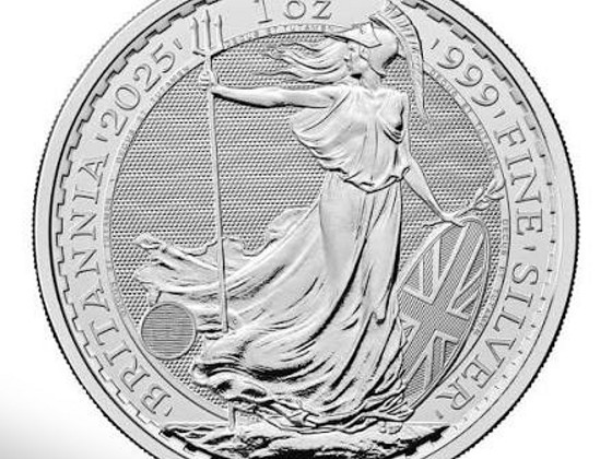 1 oz Suurbritannia Britannia hõbemünt. 25tk.