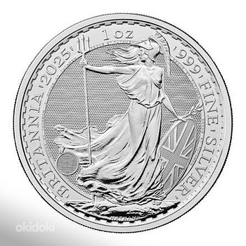 1 oz Suurbritannia Britannia hõbemünt. 25tk.