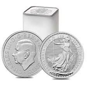 1 oz Suurbritannia Britannia hõbemünt. 25tk. (2 foto / 2)
