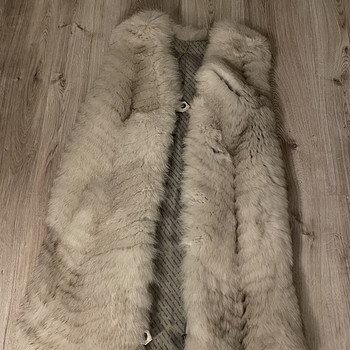 Hõberebase nahast vest