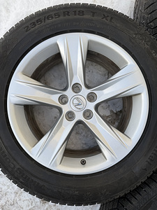 18" оригинальные диски Lexus RX 5x114,3 + 235/65/18 m+s (1 фото из 9)