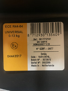 Автокресло Maxi-Cosi, база ISOFIX EasyFix и рама для коляски (7 фото из 7)