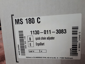 STIHL MS180 C-BE mootorsaag uus pakendis (2 foto / 4)