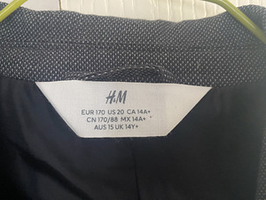 H&M poiste pintsak, s 170 (3 foto / 4)