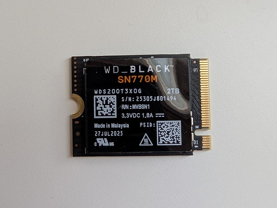 Western Digital SN770M 2Tb 2230 nvme