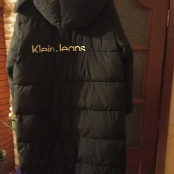 Длинная куртка пальто Calvin Klein Jeans.