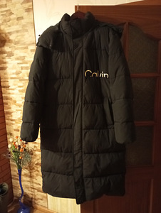 Длинная куртка пальто Calvin Klein Jeans. (3 фото из 3)