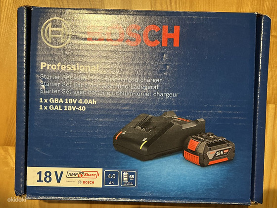 Комплект зарядное устройство BOSCH Pro + аккумуля