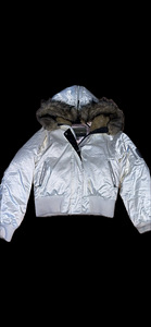 Nike Very Rare Fur Zip Hood Jacket in a Y2K IfSixWasNine LGB (1 foto / 4)