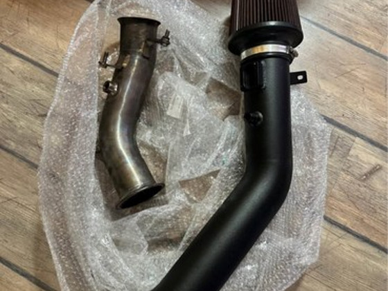 N55 stage 2 ready kit (intake muffler + downpipe)