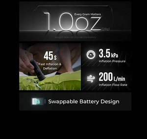 ZERO PUMP 2 : Ultralight Pump for Sleeping Pads (4 foto / 10)