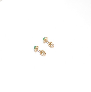 Золотые серьги 585 пробы 2.50 г (3 фото из 4)