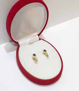 Золотые серьги 585 пробы 2.79 г (2 фото из 4)