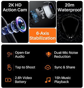 MusicCam - 1st AI Camera Headset That Sees , Hears & Thinks (4 foto / 8)
