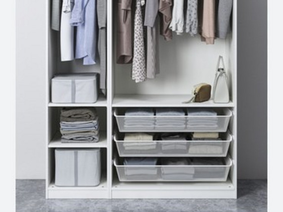 Б/у шкаф-гардероб Ikea с раздвижными дверями