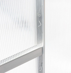 Polükarbonaadist kasvuhoone 10.75m² (2.5x4.3m) (6 foto / 10)