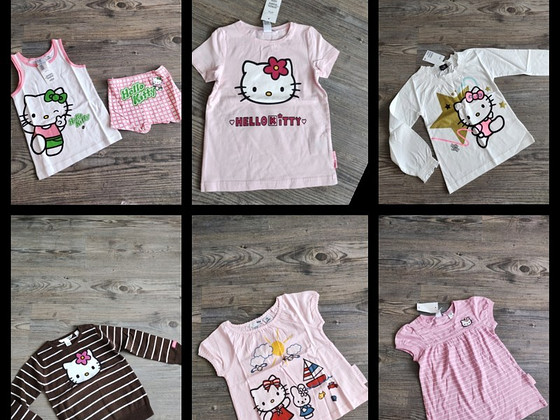 НОВЫЕ H&M Hello Kitty одежда р.98/104