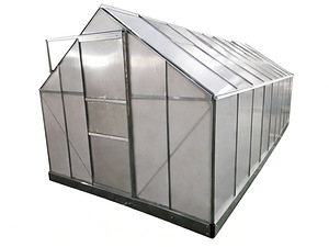 Polükarbonaadist kasvuhoone 13.75m² (2.5x5.5m) (1 foto / 10)