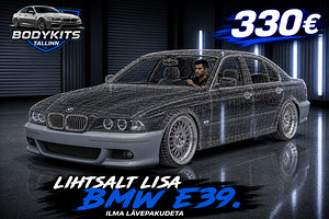 M-bumpers for E39 (sedan). B-category (Taiwan, ABS). (1 foto / 2)