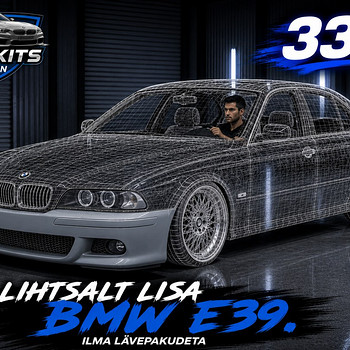 M-bumpers for E39 (sedan). B-category (Taiwan, ABS).