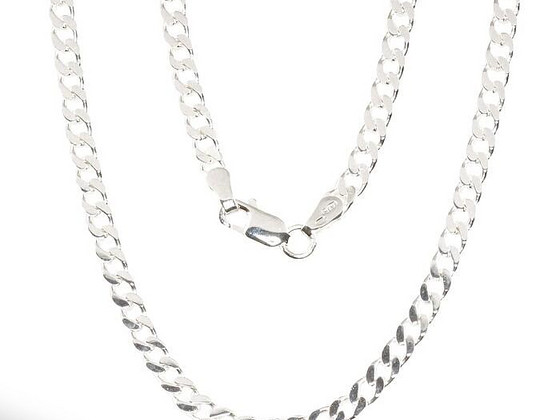 Sudraba ķēdīte Kartjē 3.5 mm Sudraba ķēdīte Kartjē 3.5 mm ,