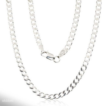 Sudraba ķēdīte Kartjē 3.5 mm Sudraba ķēdīte Kartjē 3.5 mm ,