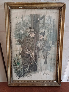 Продается немецкая гравюра (1 фото из 1)