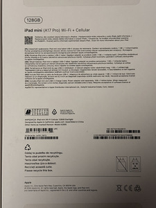 Apple IPad mini 7 128GB WiFi+LTe StL uueväärne, gar 02.2027 (9 foto / 9)