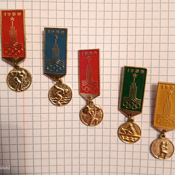 Olümpia-80 originaalmärkide komplekt