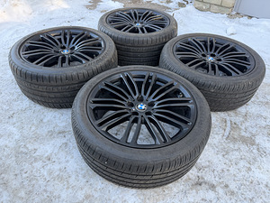19" BMW style 664M originaalveljed 5x112 + suverehvid 7mm (5 foto / 10)