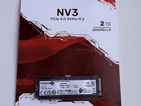 Kingston NV3 SSD 2 TB M.2 PCIe 4.0 , Blue