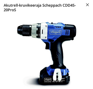 Akutrell-kruvikeeraja Scheppach CDD45-20ProS (1 foto / 3)