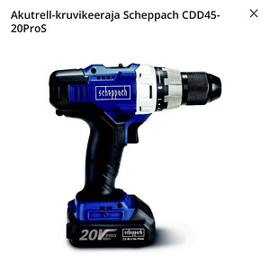 Akutrell-kruvikeeraja Scheppach CDD45-20ProS (2 foto / 3)