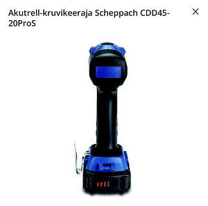 Akutrell-kruvikeeraja Scheppach CDD45-20ProS (3 foto / 3)