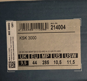 HAIX KSK 3000 Gore-Tex военные ботинки EU44 – новые (4 фото из 6)